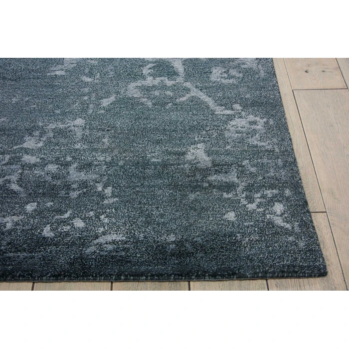 Nourison Silk Shadows Blue Stone SHA15 6 ft. X 8 ft. Rect. Rug
