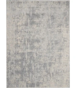 Nourison Home Rustic Textures RUS01 Ivory/Silver 9 ft. 3 in. X 12 ft. 9 in. Area Rug