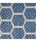 Nourison Twist Reversible Blue TWS01 6 ft. X 9 ft. Rect. Rug