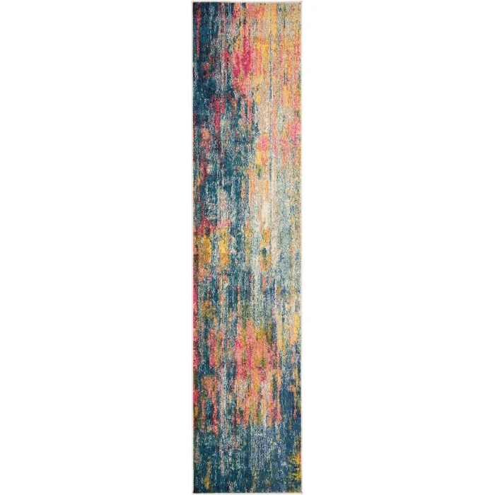 Nourison Celestial Area Rug CES09-Blue/Yellow