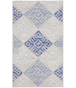 Nourison Home Whimsicle WHS18 Grey Blue 3 ft. X 5 ft. Area Rug