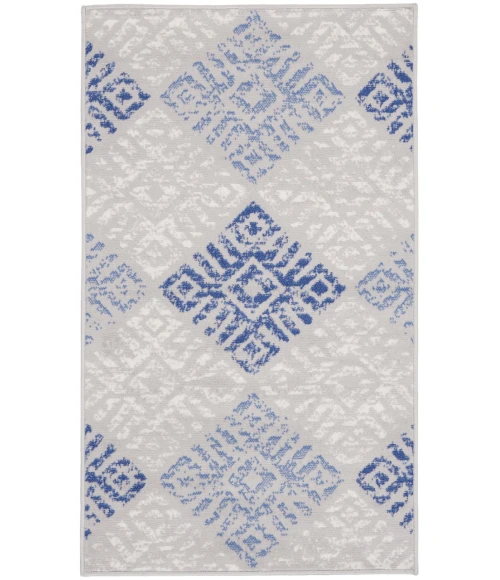 Nourison Whimsicle Area Rug WHS18-Grey Blue