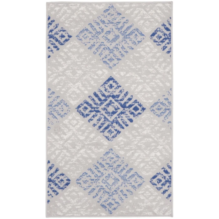 Nourison Whimsicle Area Rug WHS18-Grey Blue