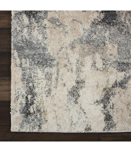 Nourison Fusion Area Rug FSS16-Cream Grey