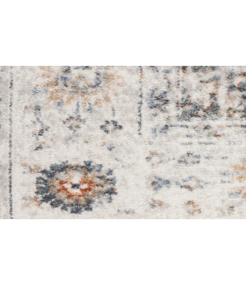 Nourison Astra Machine Washable Ivory Multicolor ASW16 6 ft. 7 in. X 9 ft. Rectangle Rug