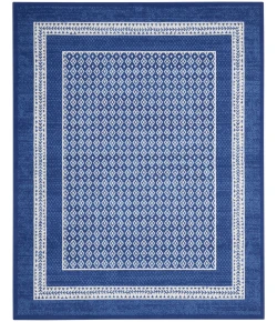Nourison Home Whimsicle WHS13 Navy 8 ft. 4 in. X 11 ft. 6 in. Area Rug
