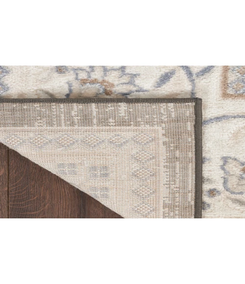 Nourison Serenity Home Ivory Grey Blue SRH02 9 ft. X 12 ft. Rectangle Rug