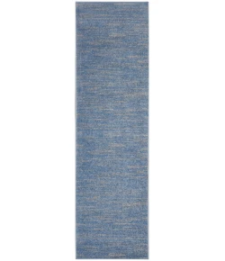 Nourison Home Nourison Essentials NRE01 Blue/Grey 2 ft. 2 in. X 7 ft. 6 in. Area Rug
