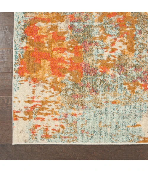 Nourison Celestial Area Rug CES13-Pink/Multicolor