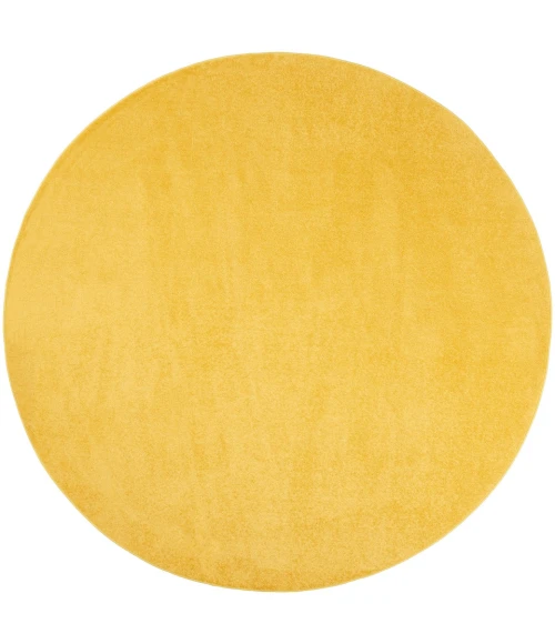 Nourison Essentials Yellow Area Rug NRE01-Yellow