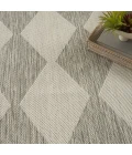 Nourison Positano Light Grey POS04 4ft. Round Rug