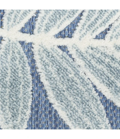 Nourison Aloha Blue ALH18 7 ft. 10 in. X 10 ft. 6 in. Rect. Rug