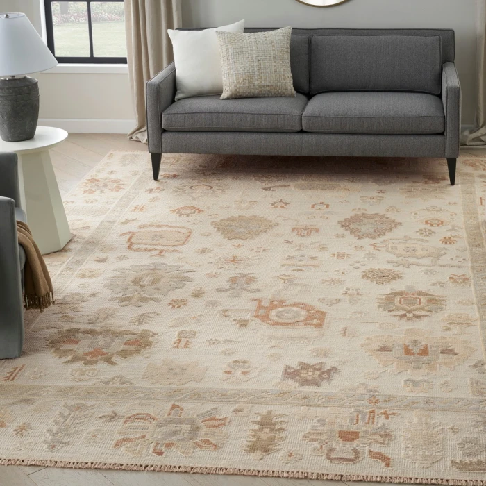 Nourison Whispers Cream WHP02 8 ft. X 10 ft. Rect. Rug
