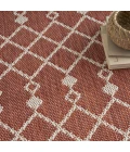 Nourison Positano Terracotta POS02 6ft. Round Rug