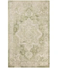 Nourison Astra Machine Washable Ivory Green ASW12 4 ft. X 6 ft. Rectangle Rug