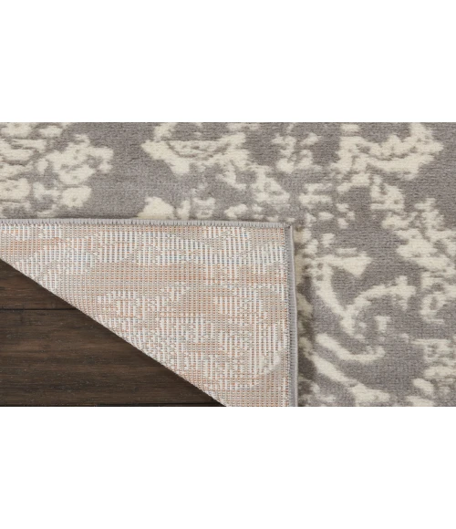 Nourison Jubilant Grey JUB09 2 ft. X 6 ft. Rectangle Rug