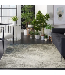 Nourison Home Passion PSN10 Charcoal Ivory 3 ft. 9 in. X 5 ft. 9 in. Area Rug