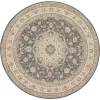 Nourison Home Living Treasures LI15 Grey/Ivory 5 ft. 10 in. Round Area Rug