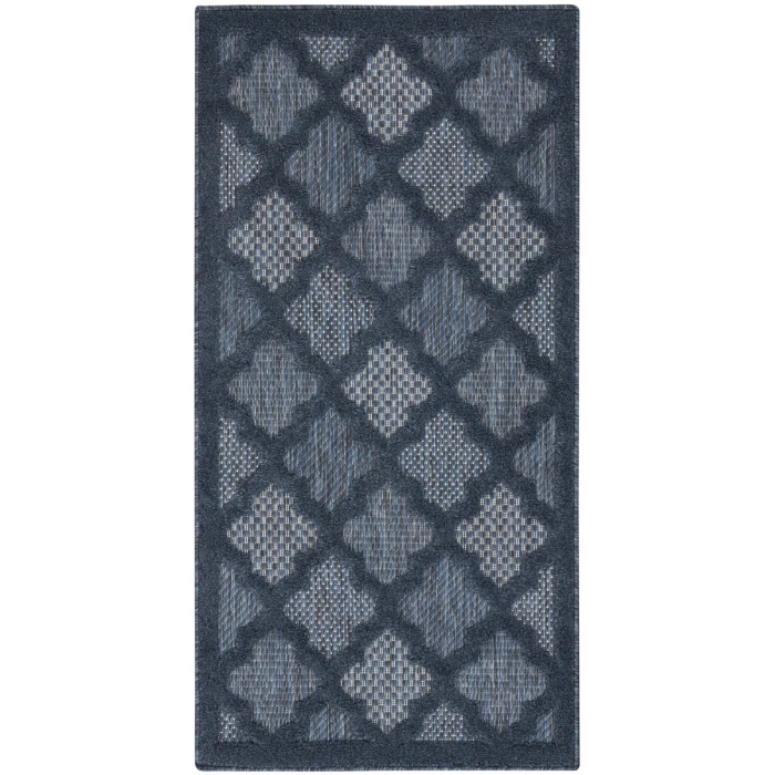 Nourison Easy Care Area Rug NES01 Navy Blue
