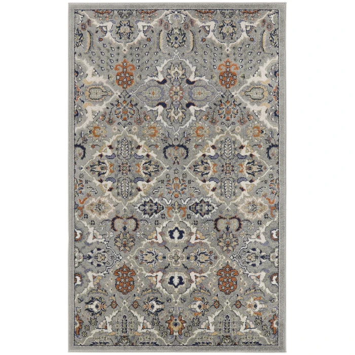 Nourison Allur Grey ALR03 6 ft. X 9 ft. Rectangle Rug