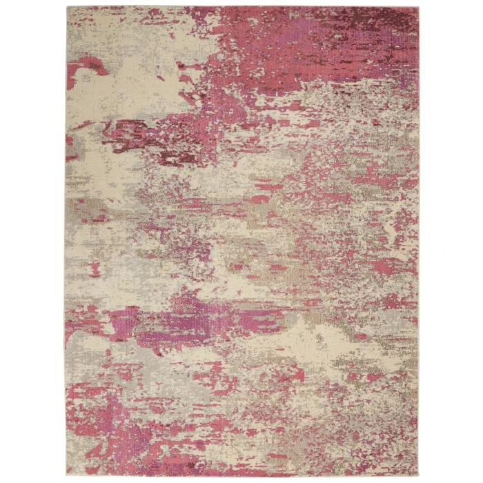 Nourison Celestial Area Rug CES02-Ivory/Pink