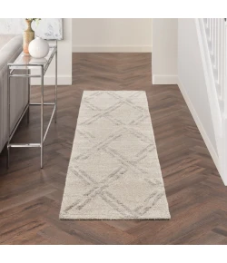 Nourison Home Venosa VSN01 Ivory/Grey 2 ft. 3 in. X 7 ft. 6 in. Area Rug