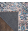 Nicole Curtis Machine Washable Series 1 Area Rug SR101 Blue 4' x 6'