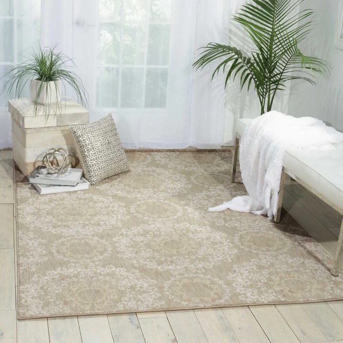 Nourison Home Tranquility Stone TNQ03 7ft.9in. x 10ft.10in. Rect. Rug