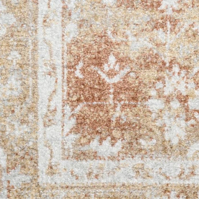 Nourison Astra Machine Washable Rust Multicolor ASW11 3 ft. 3 in. X 5 ft. Rect. Rug