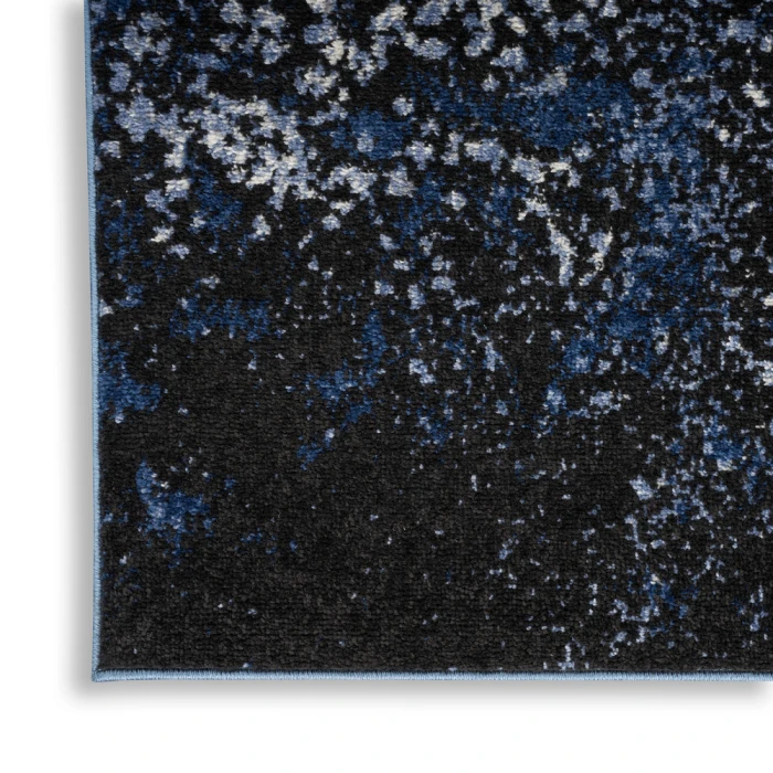 Nourison Passion Area Rug PSN10 Light Blue Black