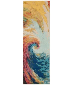 Nourison Home Celestial CES07 Wave 2 ft. 2 in. X 7 ft. 6 in. Area Rug