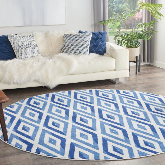 Nourison Whimsicle Area Rug WHS04-Ivory Blue