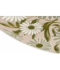 Nourison Aloha Ivory Green ALH33 5 ft. 3 in. Round Rug