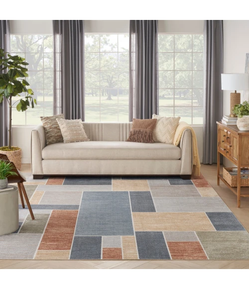 Nourison Astra Machine Washable Area Rug ASW09 Multicolor