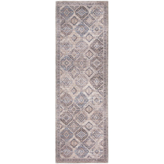 Nicole Curtis Machine Washable Series 1 Area Rug SR103 Ivory/Latte