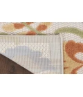 Nourison Aloha Ivory Blue ALH17 2 ft. 3 in. X 8 ft. Rectangle Rug