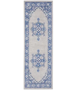 Nourison Home Whimsicle WHS03 Grey Blue 2 ft. X 8 ft. Area Rug