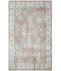 Nourison Astra Machine Washable Silver Taupe ASW16 4 ft. X 6 ft. Rectangle Rug