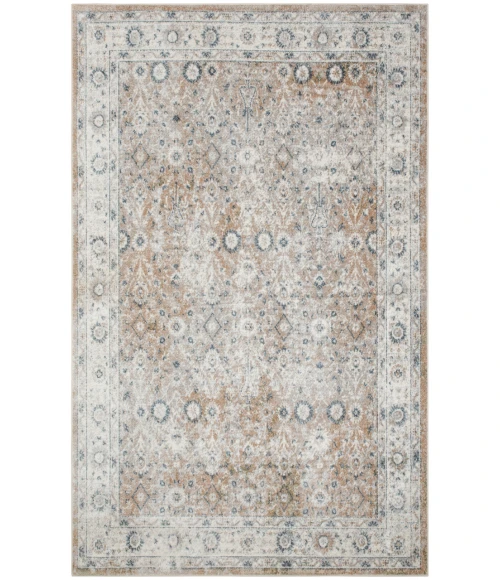 Nourison Astra Machine Washable Silver Taupe ASW16 4 ft. X 6 ft. Rectangle Rug