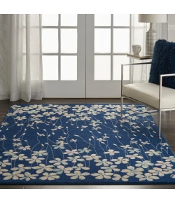 Nourison Home Tranquil TRA04 Navy 4 ft. X 6 ft. Area Rug