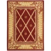 Nourison Home Ashton House Red AS03 2ft. x 2ft.9in. Rect. Rug