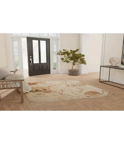 Nourison Home Astra Machine Washable ASW14 Beige 4 ft. X 6 ft. Area Rug