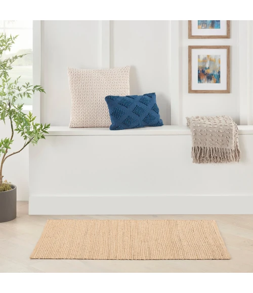 Nourison Natural Jute Area Rug NJT01 Bleached