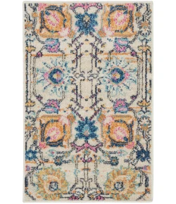 Nourison Home Passion PSN01 Ivory Multicolor 1 ft. 10 in. X 2 ft. 10 in. Area Rug