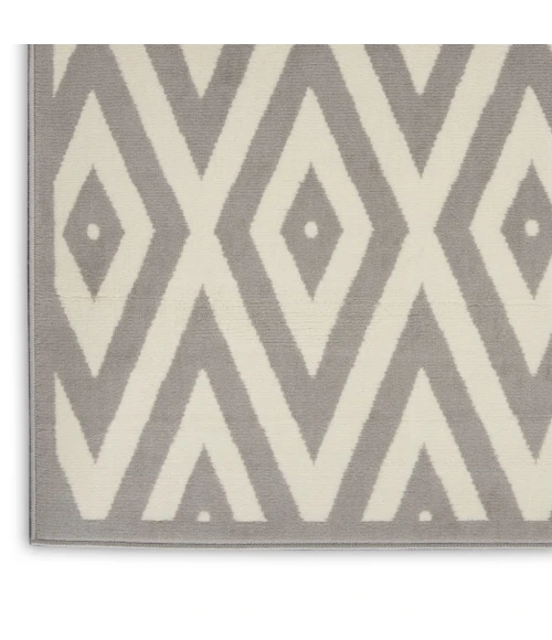 Nourison Grafix Runner Area Rug GRF18-White/Grey