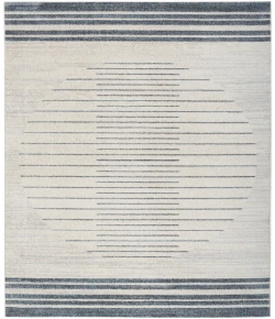 Nourison Home Astra Machine Washable ASW04 Ivory Blue 7 ft. 10 in. X 10 ft. Area Rug