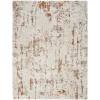 Nourison Home Quarry QUA01 Ivory Rust 3 ft. 9 in. X 5 ft. 9 in. Area Rug