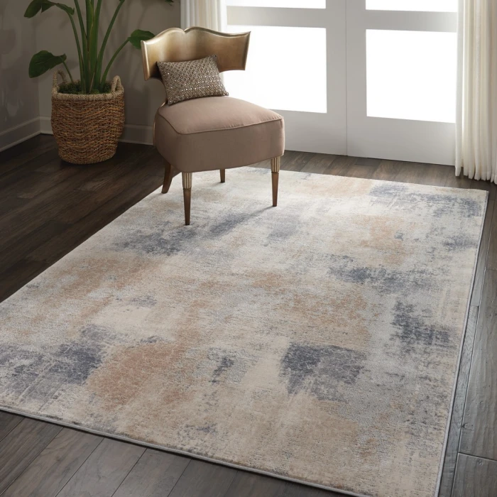 Nourison Rustic Textures Area Rug RUS02-Beige/Grey