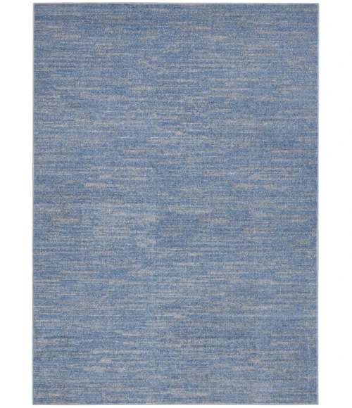 Nourison Essentials Blue/Grey Area Rug NRE01-Blue/Grey