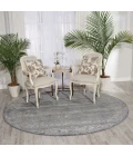 Nourison Twilight Round Area Rug TWI05 Slate 8' Round